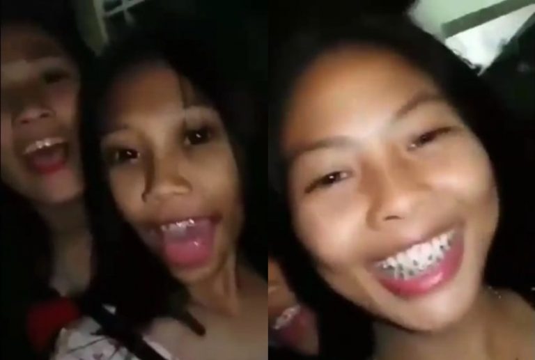 Boncengan motor bertiga sambil asyik ngevlog tiga cewek ini alami hal menyakitkan yah nyungsep