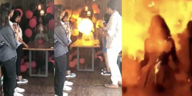 Gara gara balon pesta ulang tahun gadis ini berubah jadi petaka