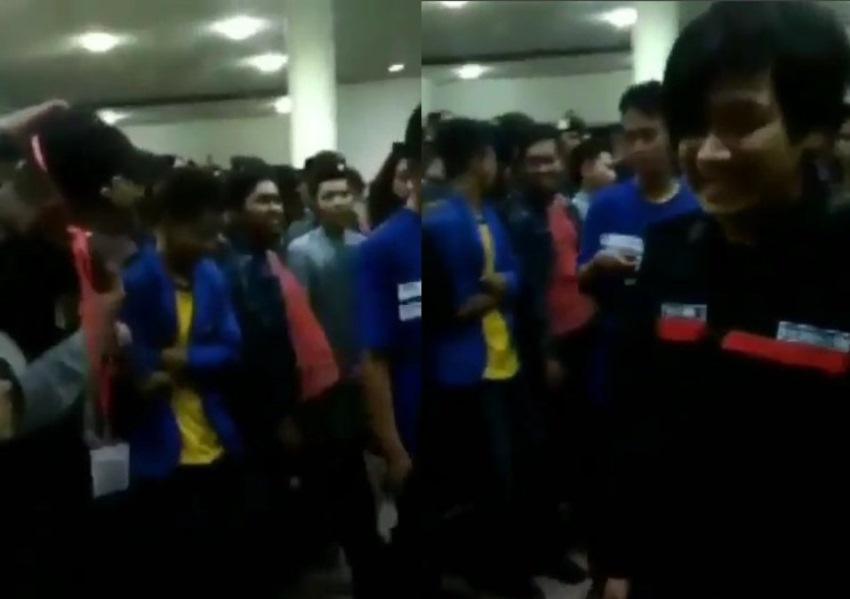 Heboh video mahasiswa caci maki polisi, aksinya bikin netizen geram, udah viral baru minta maaf!