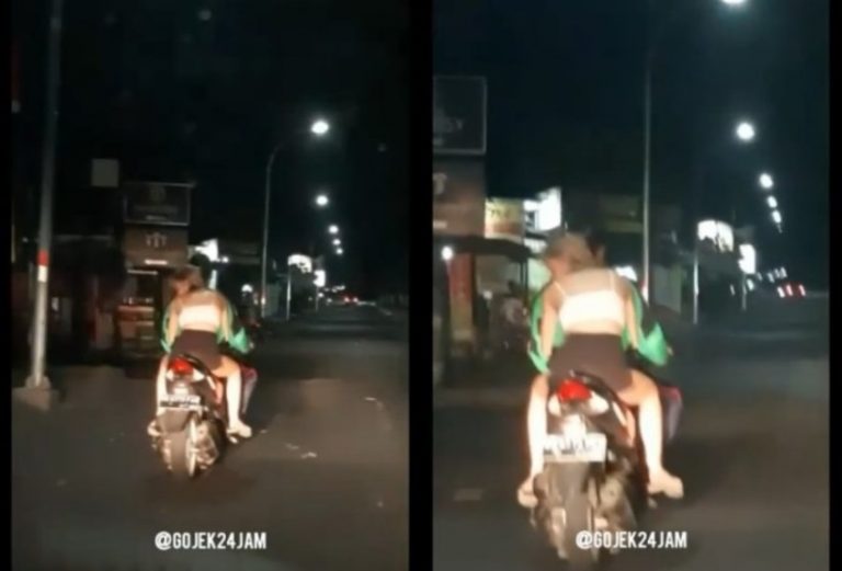 Nggak pakai helm gaya boncengan driver ojol dan penumpangnya ini bikin iri abangnya menang banyak