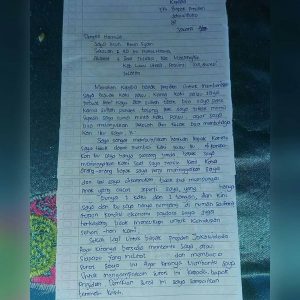 Tulis surat untuk Jokowi yang begitu menyentuh, anak ini minta sesuatu, kali ini bukan sepeda