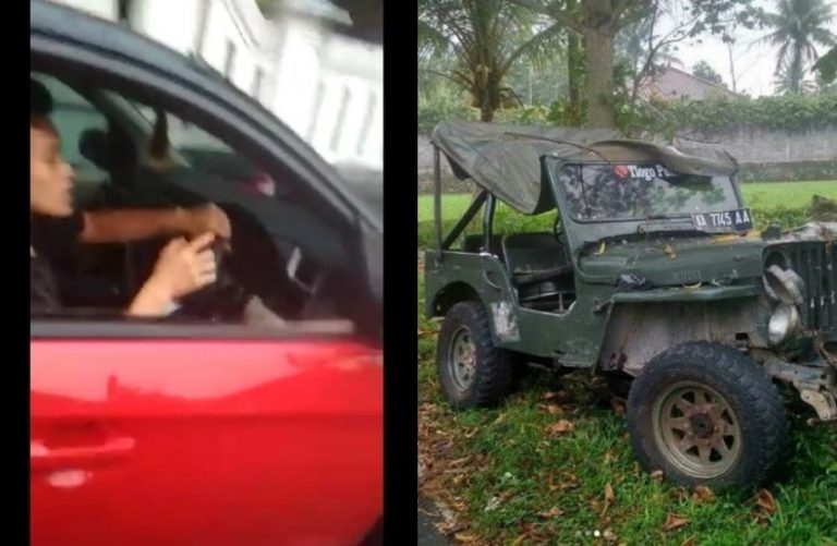 Video pengejaran pelaku tabrak lari di Purworejo ini viral ada miras di mobil pelaku