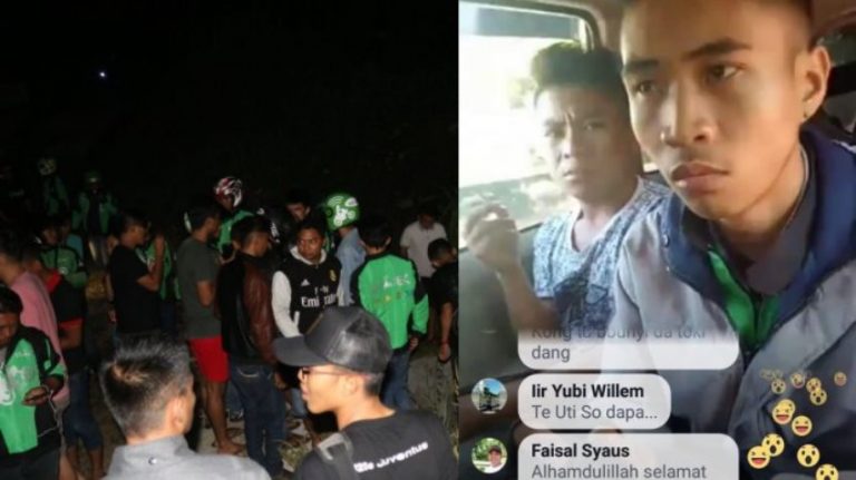 Sempat dikabarkan hilang hingga seorang wanita kesurupan driver Grab di Sulut akhirnya ditemukan