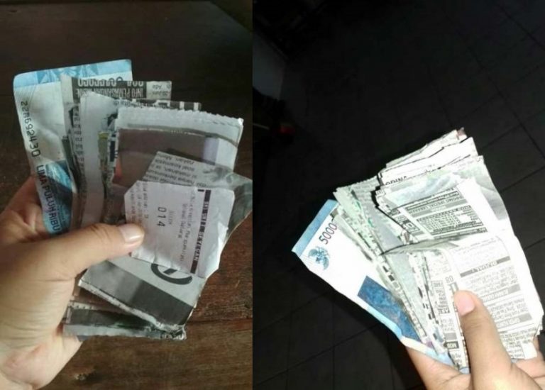 Ambil uang dari bank untuk keperluan lebaran kakek ini kaget lihat uangnya jadi begini astagfirullah