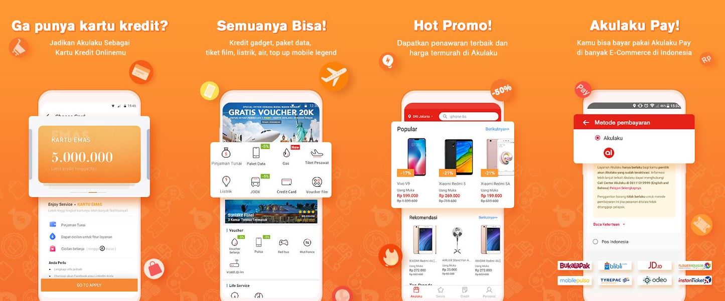 Cara daftar Akulaku, belanja online dengan cicilan tanpa kartu kredit