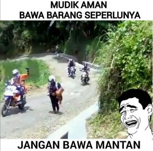 10 meme mudik yang bisa ngusir jenuh saat di perjalanan, dijamin bikin ngakak!