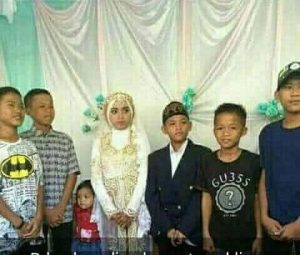 Viral, sepasang bocah ABG di Tapin Kalses nikah muda