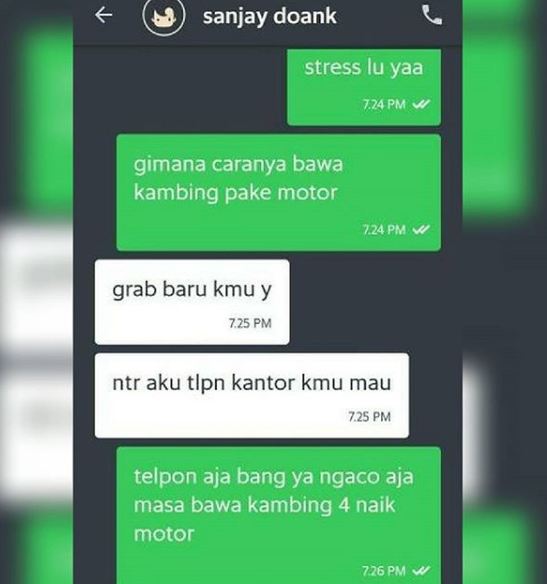 Kisah lucu driver ojek online dapet orderan anti mainstream