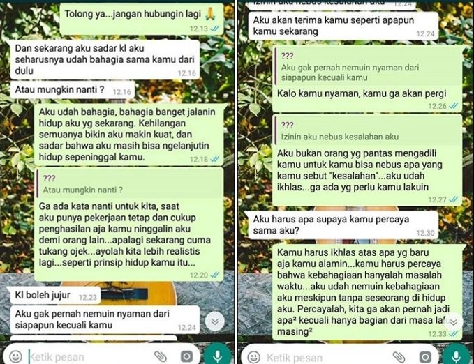 Dapat penumpang mantan, kisah driver ojek online ini bikin baper