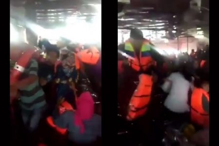 Beredar video kepanikan penumpang KM Lestari Maju sebelum tenggelam di Perairan Selayar