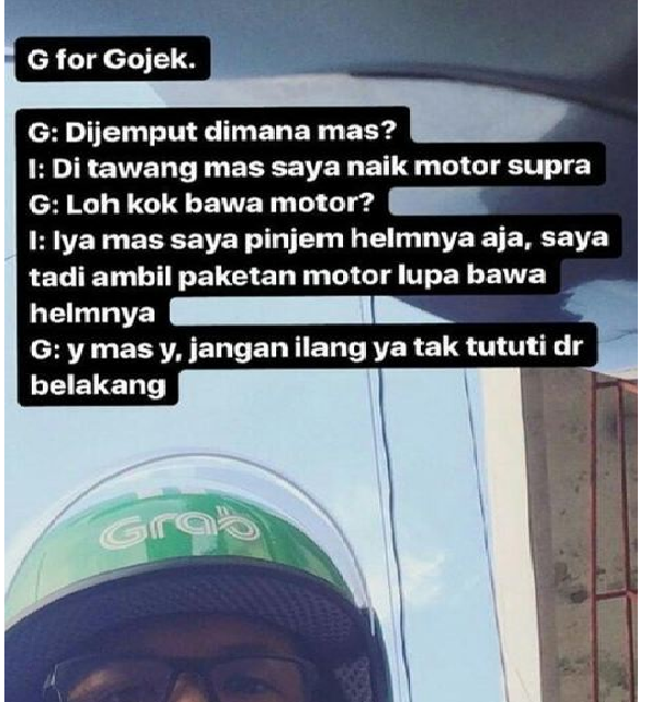 Kisah lucu driver ojek online dapet orderan anti mainstream