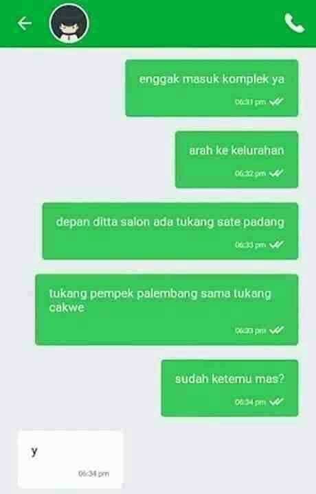 8 chat lawak ojek online dan customernya ini bakal bikin kamu ngakak