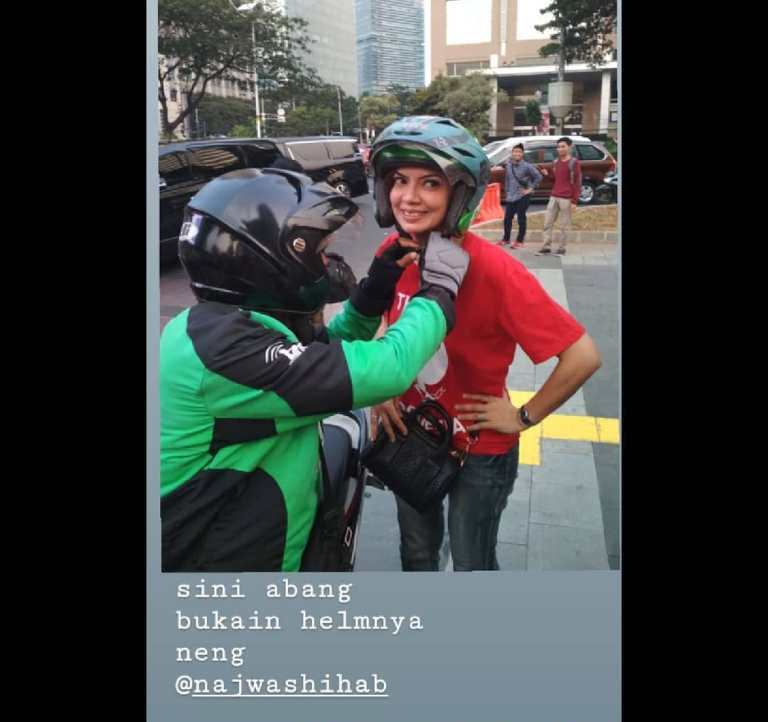 Najwa Shihab naik ojek online, aksi drivernya sukses ini bikin netizen iri