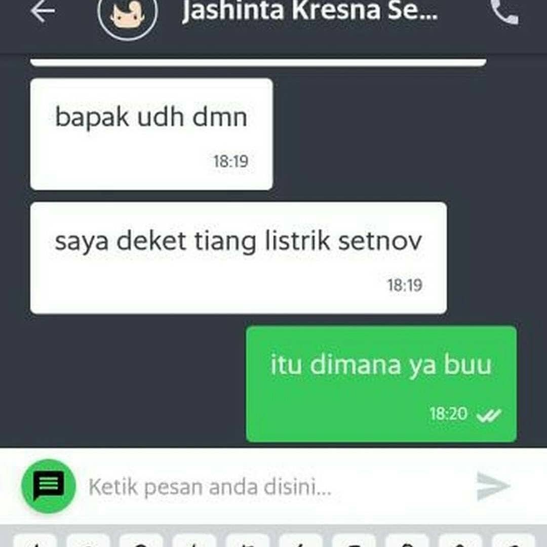 Kumpulan chat lucu driver ojek online salah paham alamat ini bikin ketawa ngakak