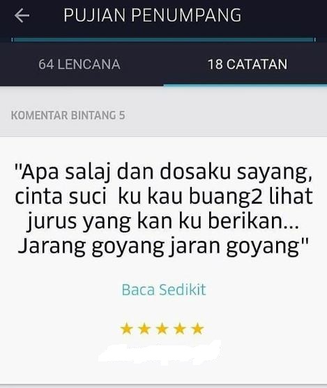 Review kocak penumpang ojek online ini lucunya nampol banget