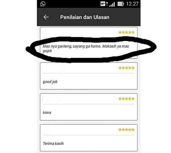 Review kocak penumpang ojek online ini lucunya nampol banget