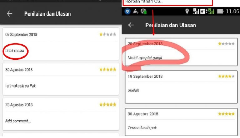 5 Alasan pelanggan ojek online ngasih bintang satu ini bikin ngakak sambil tepuk jidat