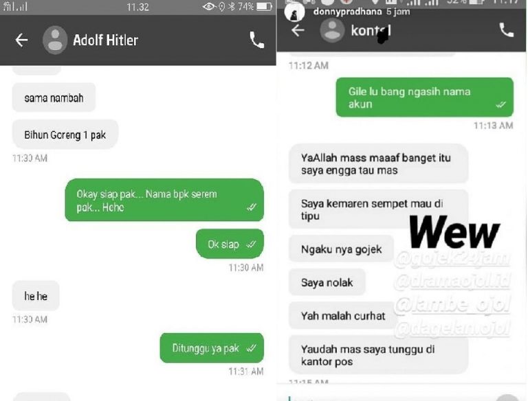 5 Deretan nama pelanggan ojek online ini bikin driver jadi salah tingkah 1 1