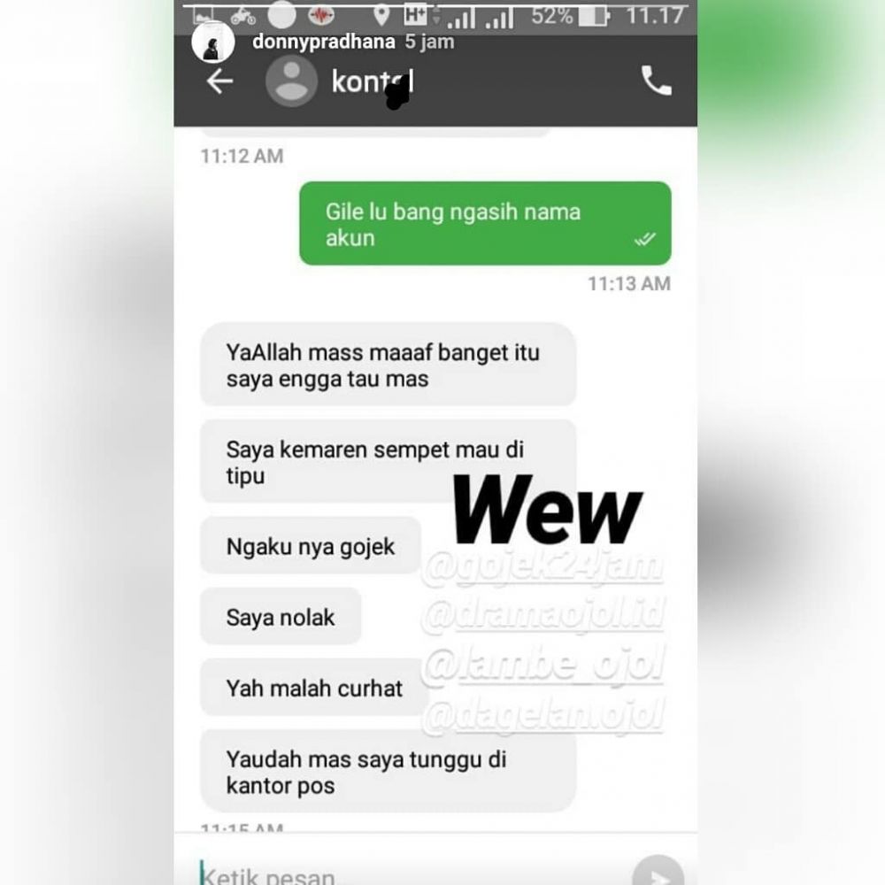 5 Deretan nama pelanggan ojek online ini bikin driver jadi salah tingkah