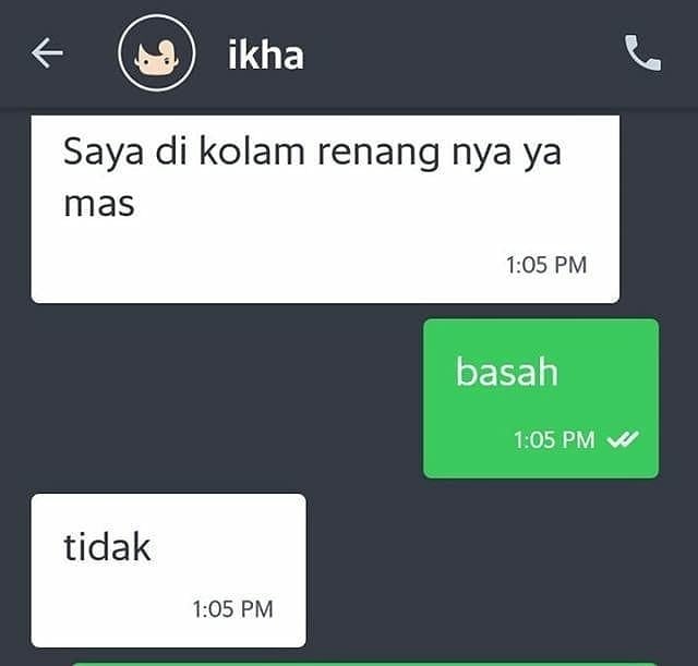 Chat percakapan gokil antara driver ojek online dengan penumpangnya ini kocak abis