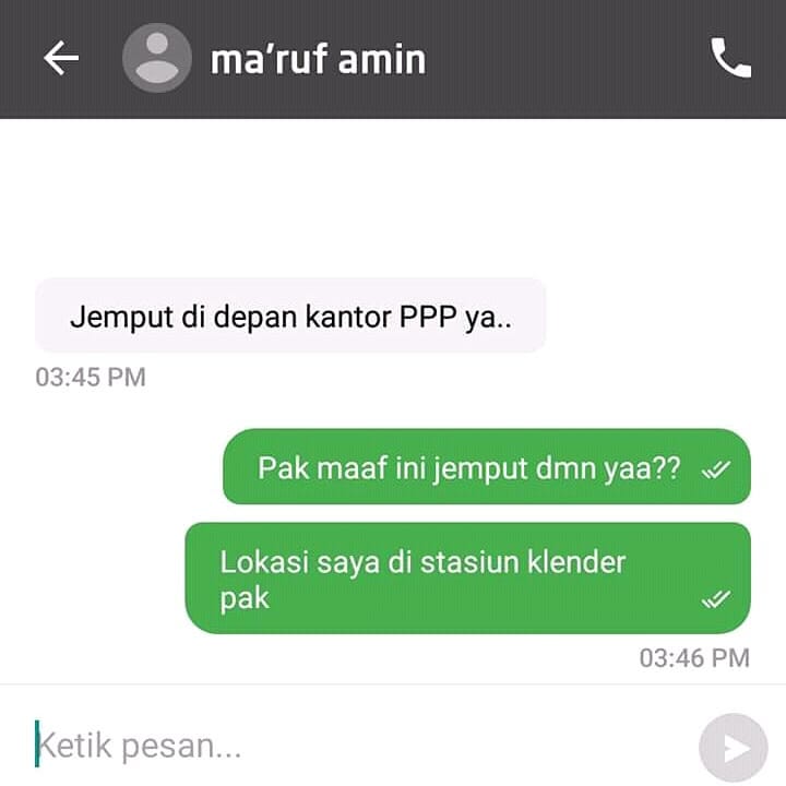 5 Deretan nama pelanggan ojek online ini bikin driver jadi salah tingkah