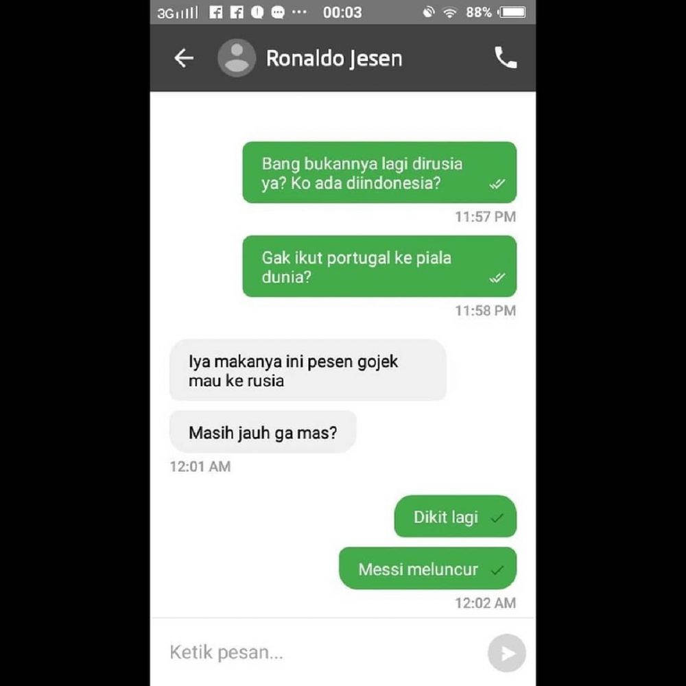 5 Deretan nama pelanggan ojek online ini bikin driver jadi salah tingkah