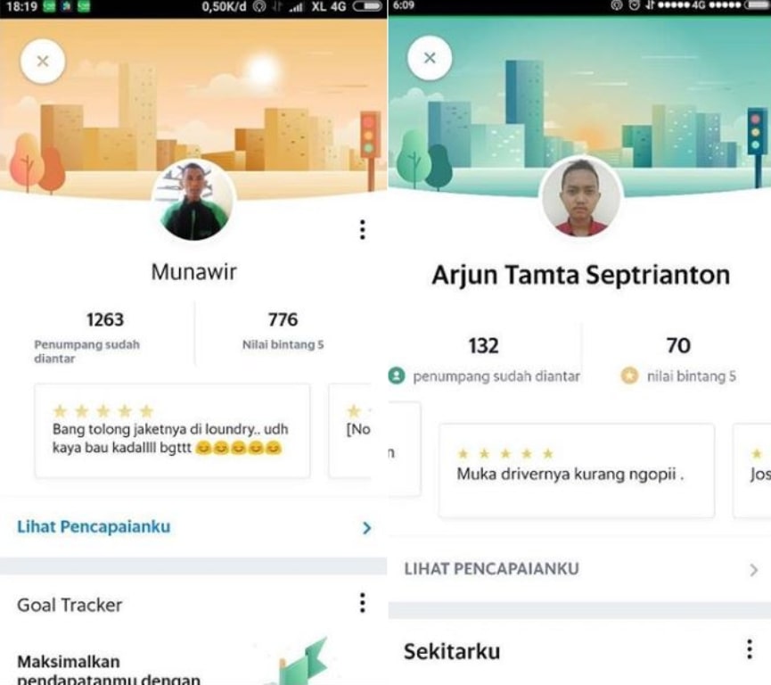 Komentar penumpang driver ojek online kasih bintang lima ini lucunya sampe bikin sakit perut