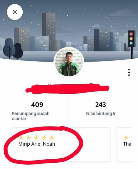 Komentar penumpang driver ojek online kasih bintang lima ini lucunya sampe bikin sakit perut