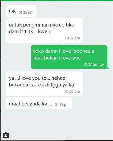 chat lawak driver ojek online dan penumpangnya yang bikin ngakak parah