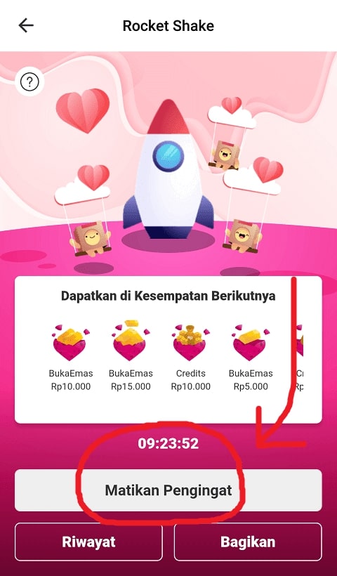 Tips Bermain Rocket Shake Bukalapak