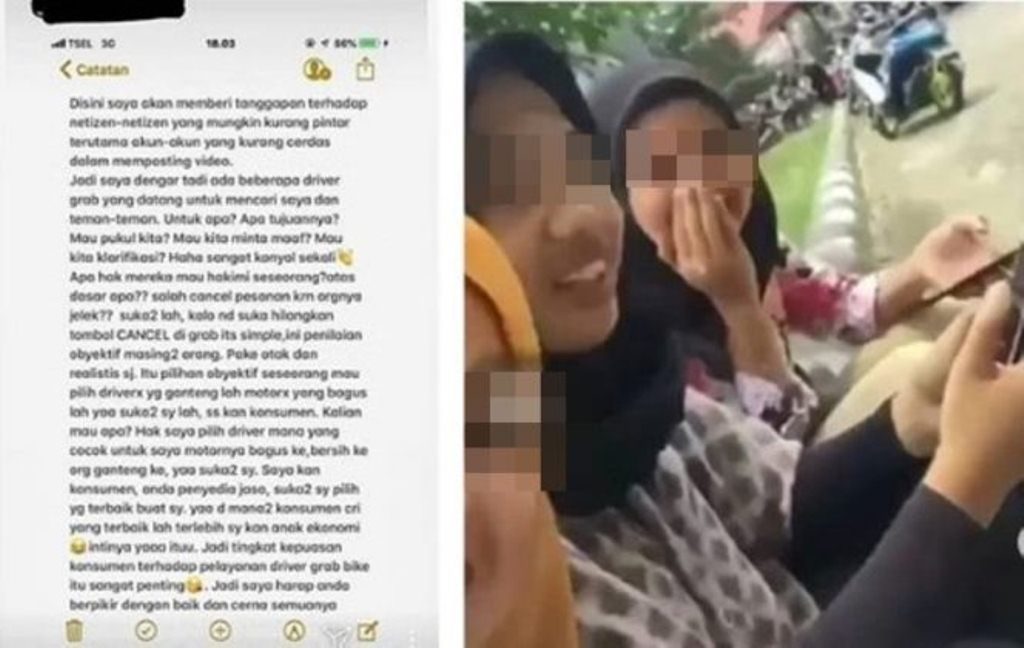 Cancel orderan ojek online karena drivernya jelek wanita ini dibanjiri komentar pedas netizen