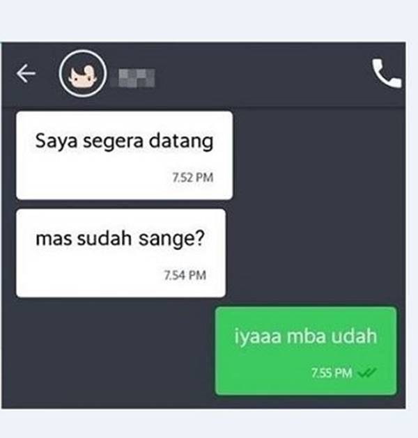 Kalo yang ingi mah kebangetan, bingungkan mau bales apa