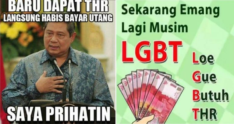 7 Meme THR kocak dan lucu cocok banget buat dijadiin status WhatsApp