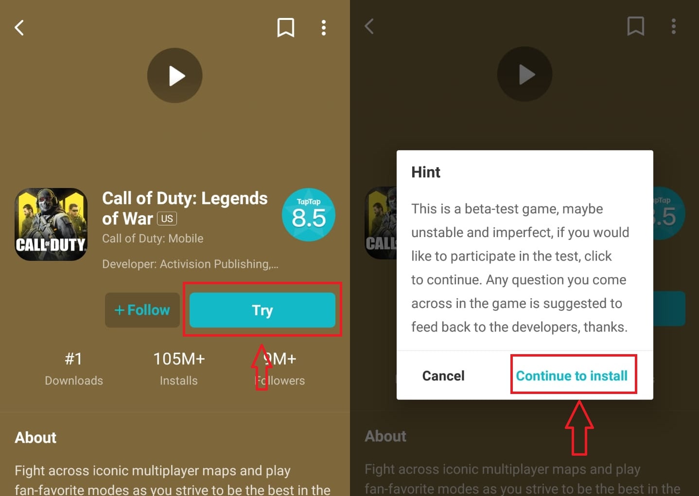 Cara Download Call of Duty Mobile di Smartphone Android