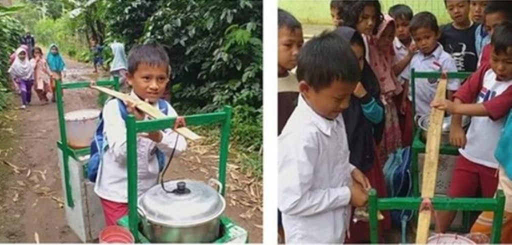 Kisah viral Erwin bocah kelas 2 SD yang bersekolah sambil berjualan siomay
