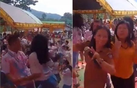 Rayakan kelulusan dengan berjoget diiringi musik DJ aksi siswa SMAN 2 Makale Tana Toraja ini viral