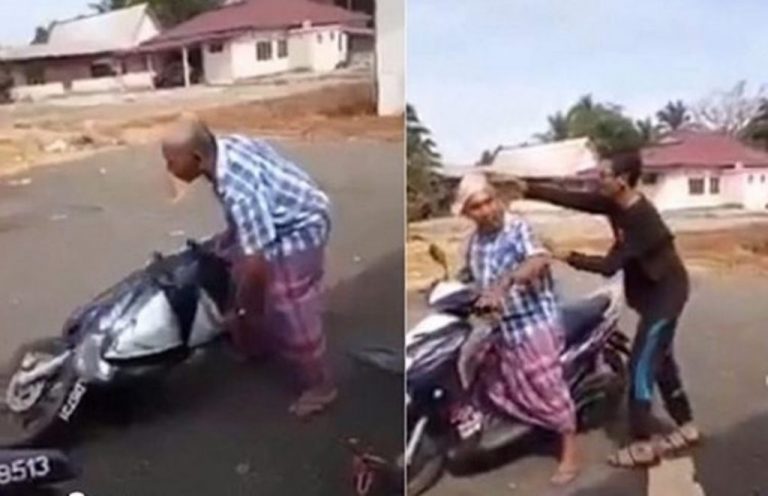 Video viral Bully seorang kakek yang sudah lanjut usia aksi remaja ini bikin emosi meradang