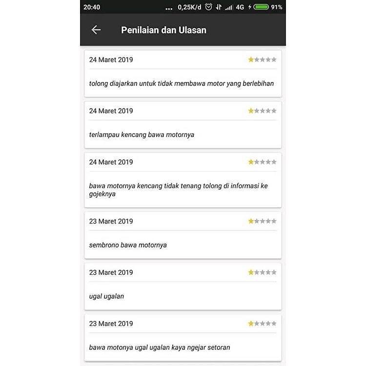 Driver ojol ugal-ugalan