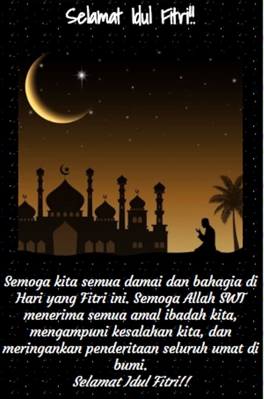 Kartu Ucapan Selamat Idul Fitri 2019