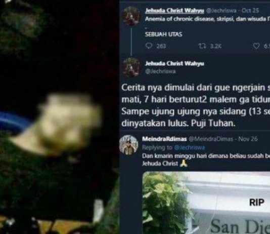 Kelelahan usai selesaikan skripsi 7 hari 7 malam, mahasiswa ini meninggal dunia