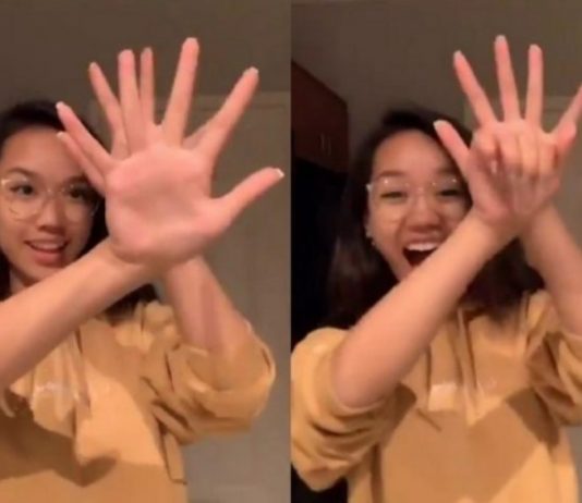 Lakukan trik ilusi tangan di TikTok, aksi gadis ini berhasil curi perhatian netizen