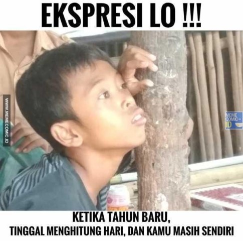 Gambar lucu tahun baru