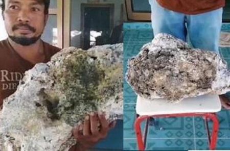 Niat hati mencari limbah di pantai pemulung asal Thailand ini kaya mendadak setelah temukan benda ini