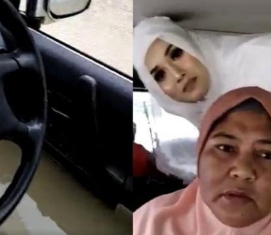 Penuh perjuangan! Pasangan pengantin ini rela tunda akad nikah usai terjebak banjir