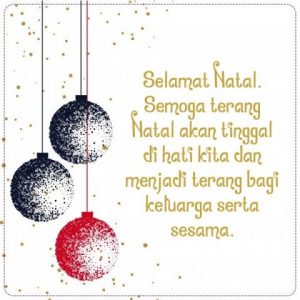 ucapan selamat natal bagi yang terkasih