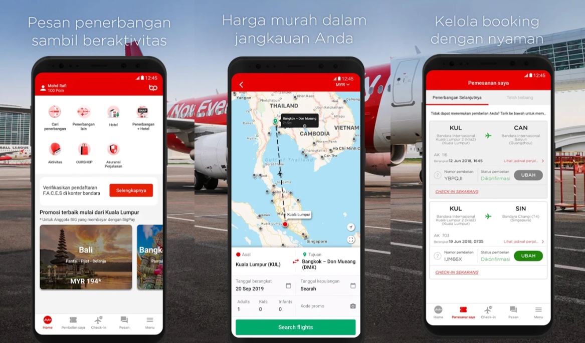 Air asia mobile - aplikasi booking tiket