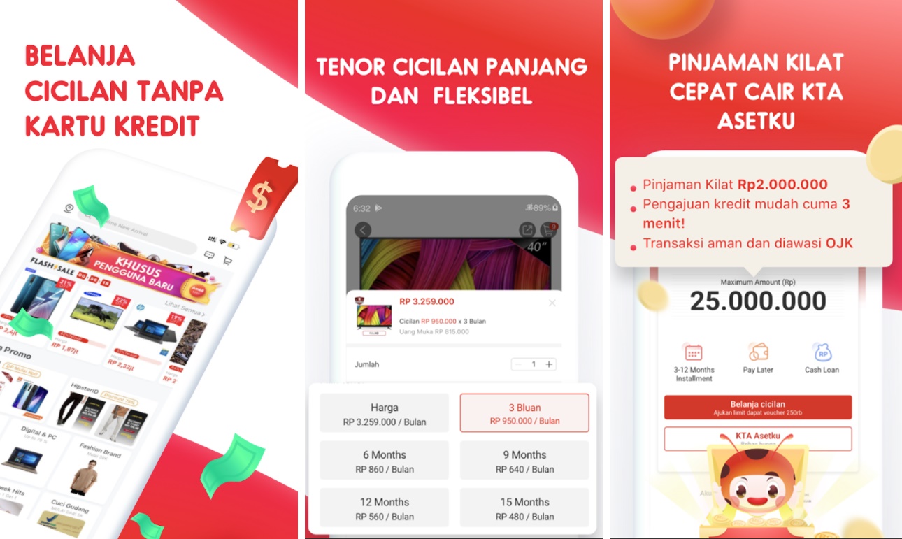 Akulaku - Apk cicil tanpa kartu kredit