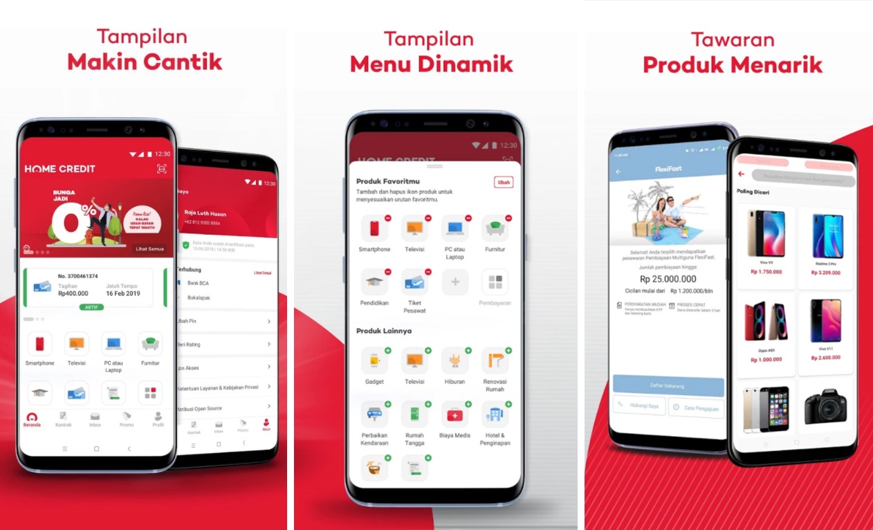 Home credit - Apk cicilan tanpa kartu kredit