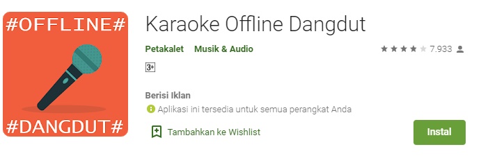Karoke offline dangdut