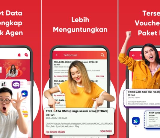 Aplikasi jual pulsa